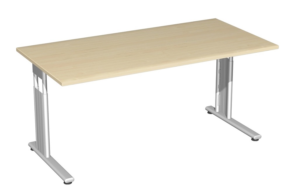 Details zu: Schreibtisch von 80 bis 180x80x68-82 cm verstellbar